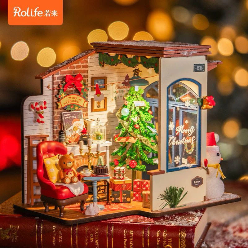 rolife若來DIY手工小屋聖誕