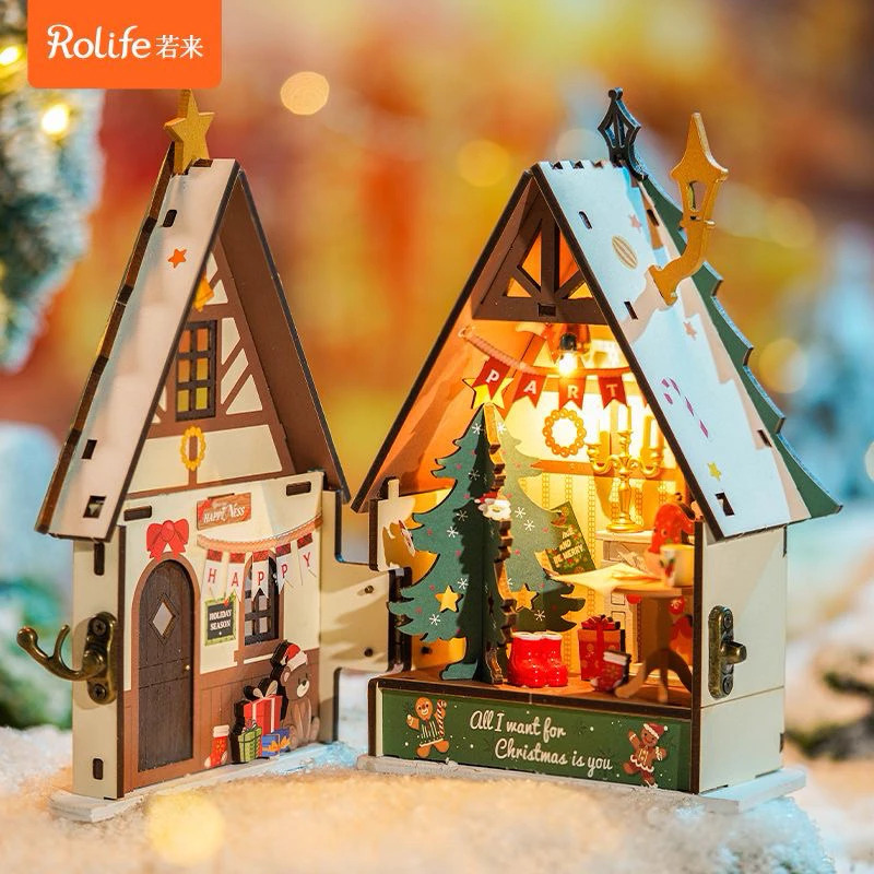 rolife若來DIY手工小屋聖誕