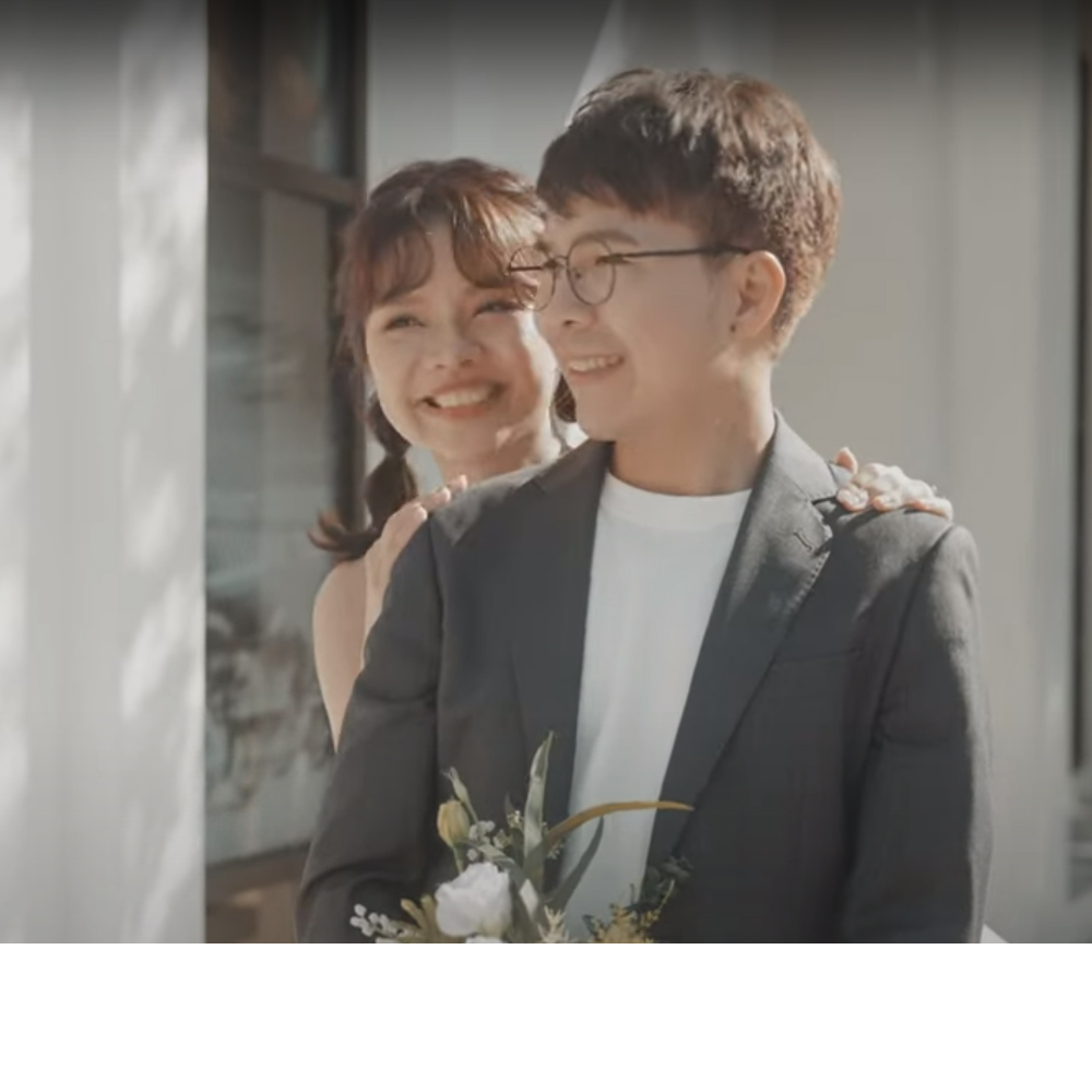 哲銘佳瑩MV式婚紗側