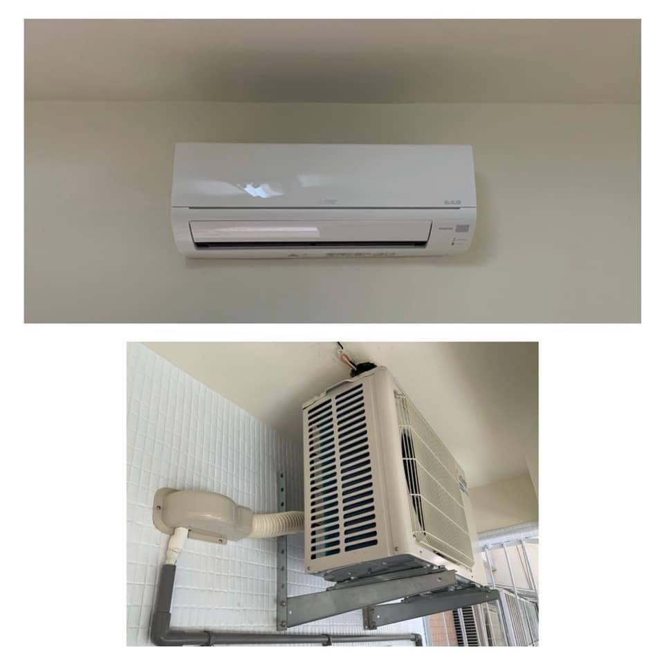 高雄三菱變頻冷氣安裝/三菱家用冷氣安裝/住家型全新三菱變頻冷氣 （單冷型）