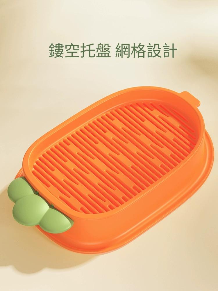 紅蘿蔔水耕貓草盆