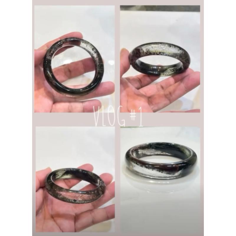 綠幽靈手鐲/18圍