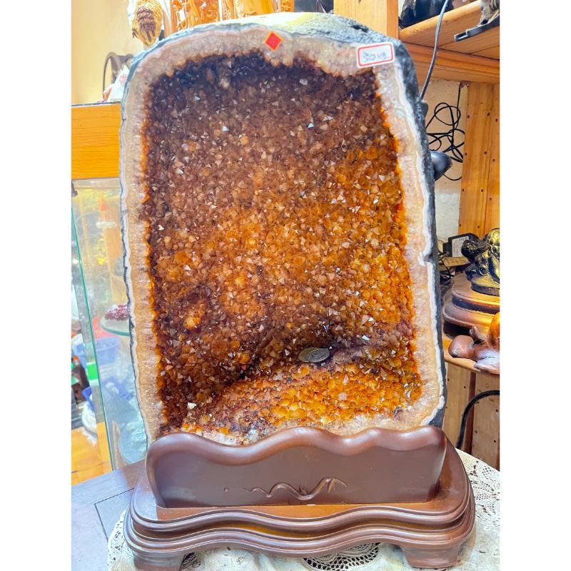 超頂級黃水晶洞30公