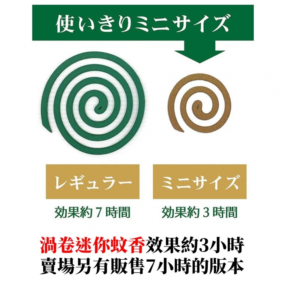 【99免運+電子發票】日本金鳥天然除蟲菊渦卷迷你蚊香20入 附蚊香支架