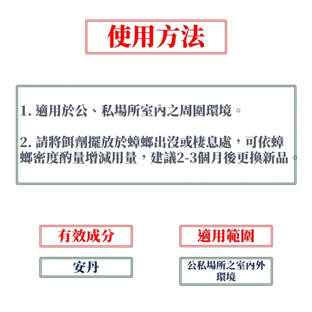 【99免運+發票】鱷魚牌 無蟑道加強餌 殺蟑餌劑12入