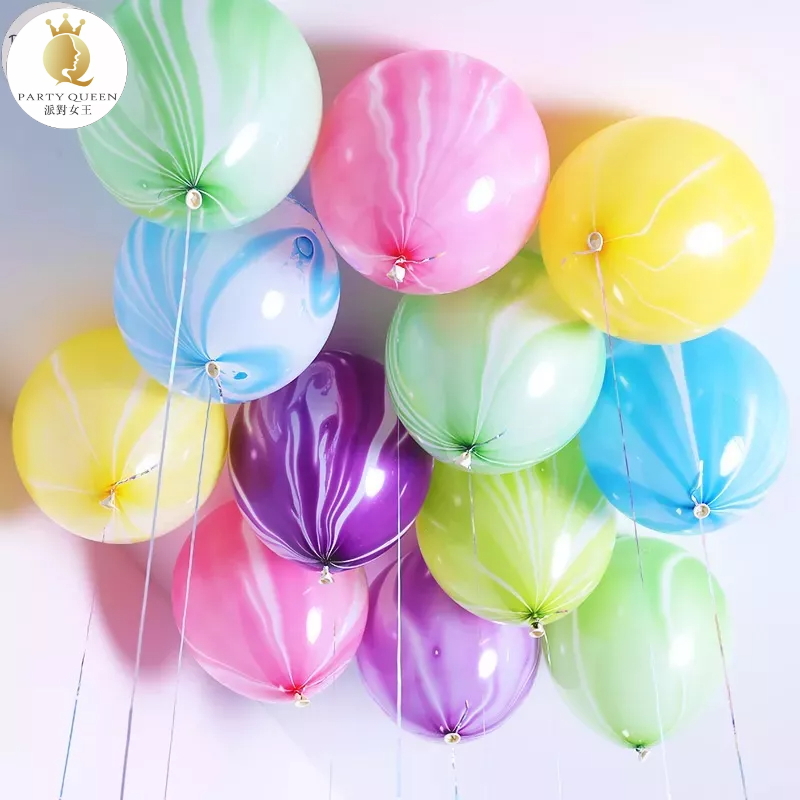 【24H快速出貨】瑪瑙色氣球(5入) -生日派對 氣球 女朋友 告白 求婚 驚喜 浪漫 溫馨