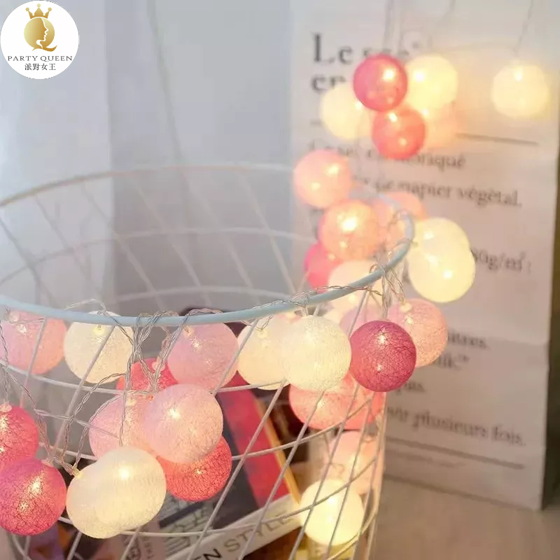 【24H快速出貨】LED棉球燈(3米20燈) -生日派對 氣球 女朋友 告白 求婚 驚喜 浪漫 溫馨