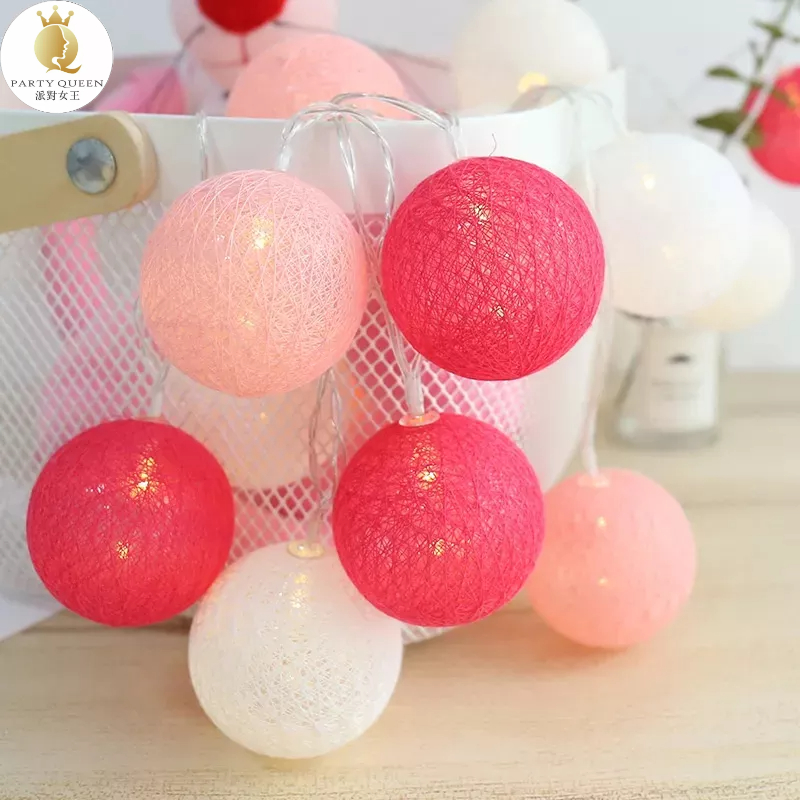 【24H快速出貨】LED棉球燈(3米20燈) -生日派對 氣球 女朋友 告白 求婚 驚喜 浪漫 溫馨