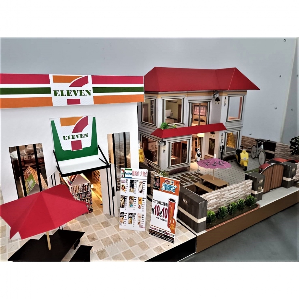 往生紙紮屋上荷院+7-11便利商店版