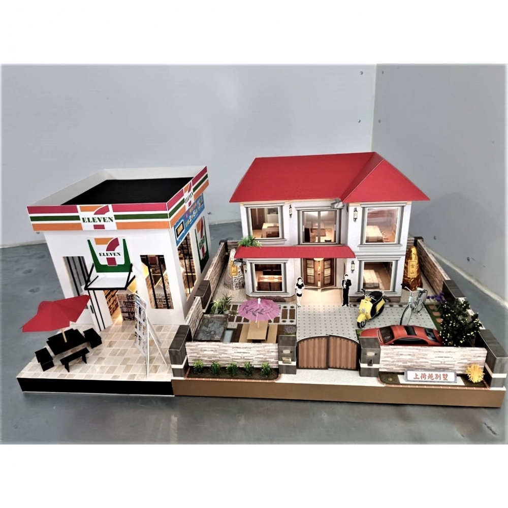 往生紙紮屋上荷院+7-11便利商店版