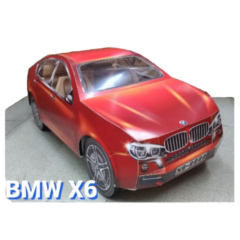紙紮 BMW x6 (實體座艙版) 黑，紅兩色。 全新到港 氣勢磅礡