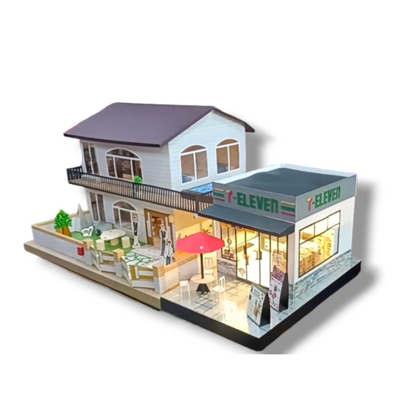 紙紮屋 雲鼎莊園+7-11便利商店