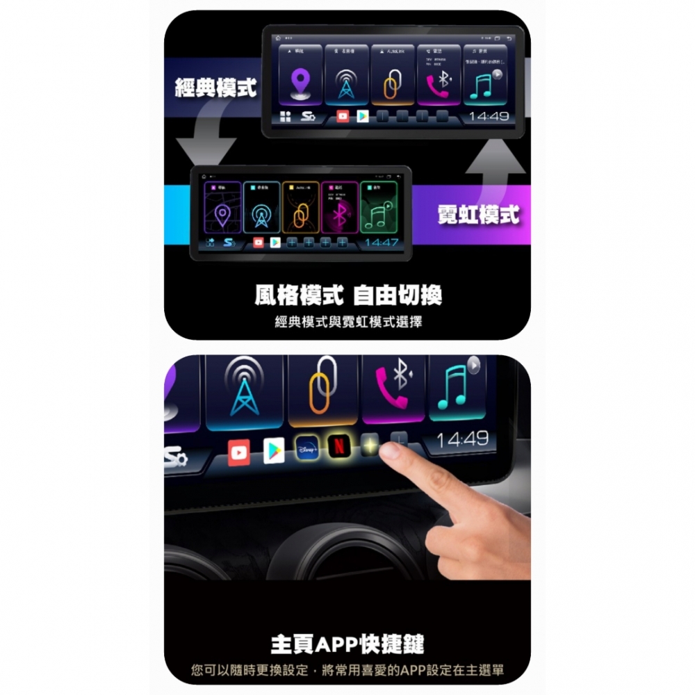JHY 12.3吋八核心進階安卓機