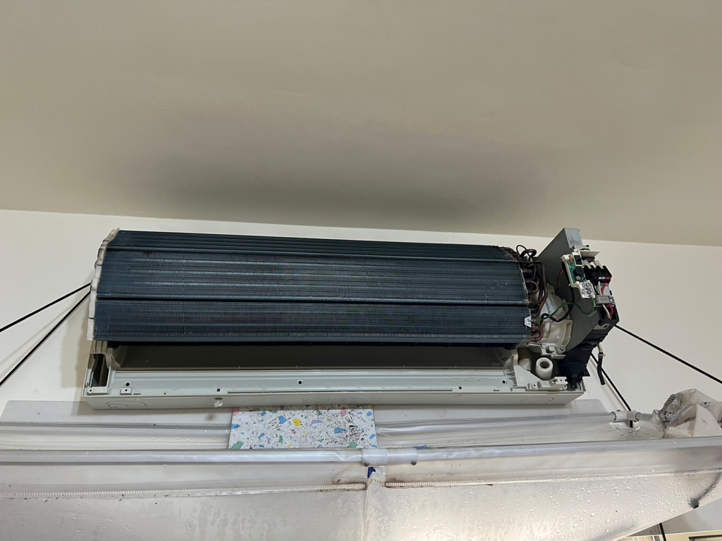 【台中冷氣室內機清洗】國際牌GX變形金剛