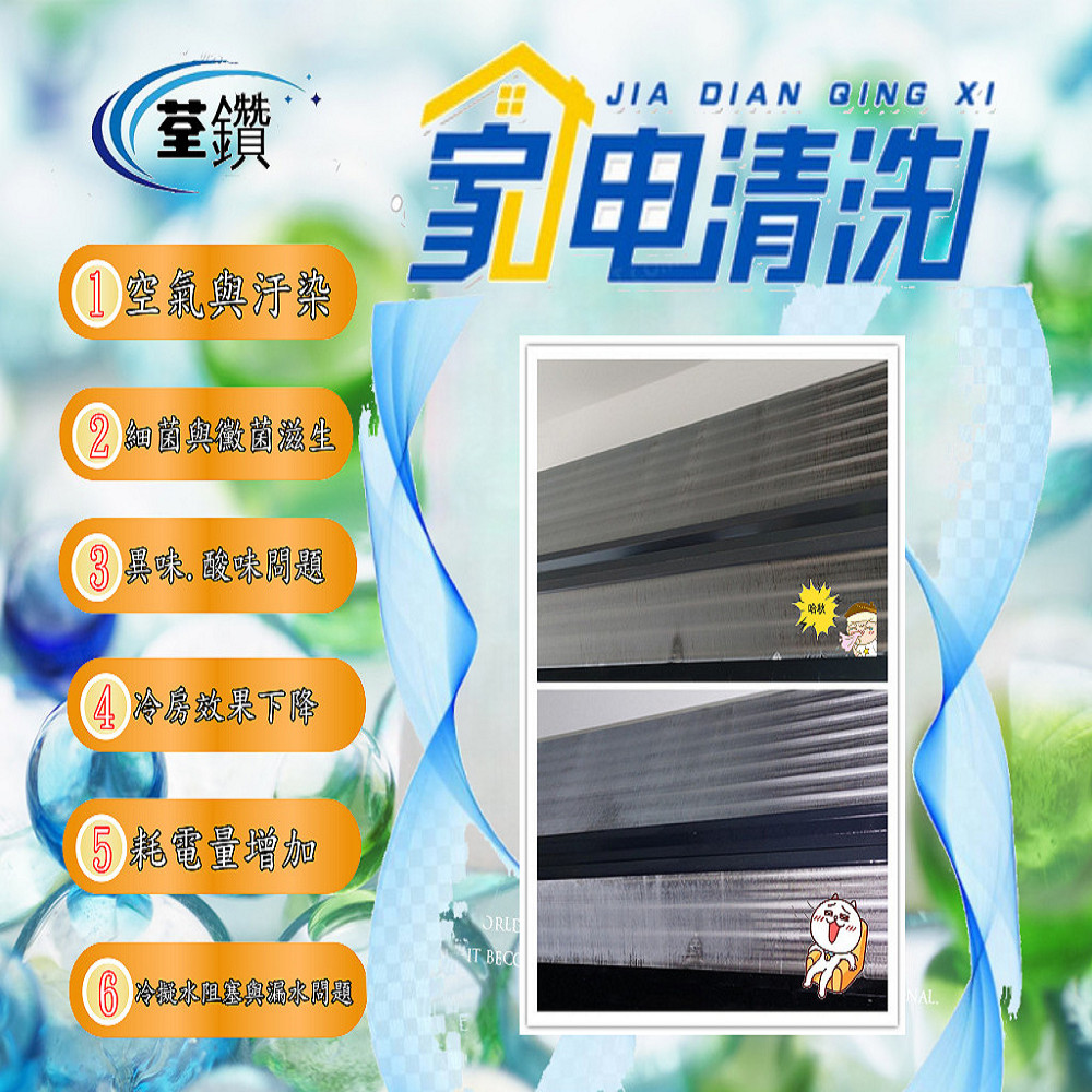 LG壁掛分離式冷氣專業清洗1