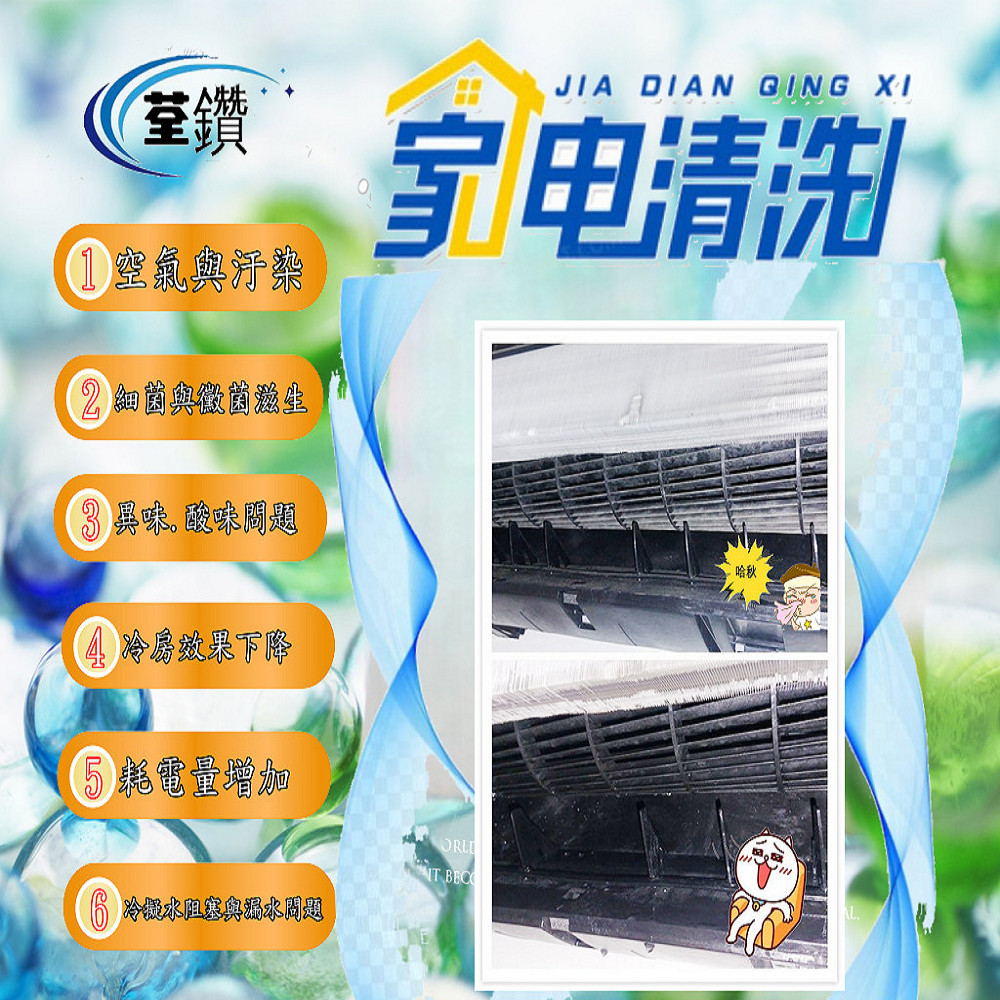 LG壁掛分離式冷氣專業清洗1