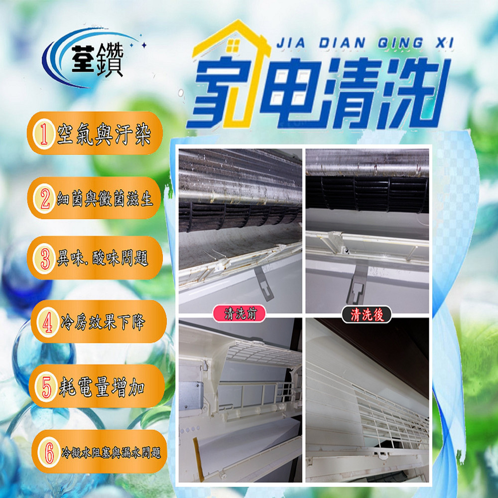 國際牌分離式冷氣精緻清洗3