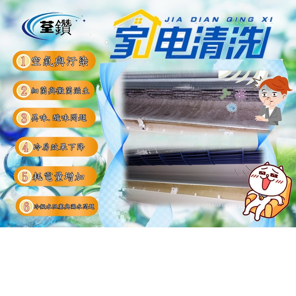 金大阪壁掛分離式冷氣精緻清洗