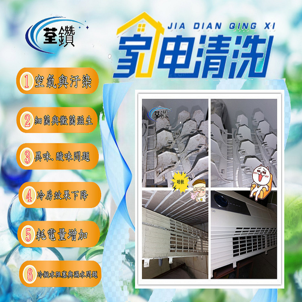 金大阪壁掛分離式冷氣精緻清洗