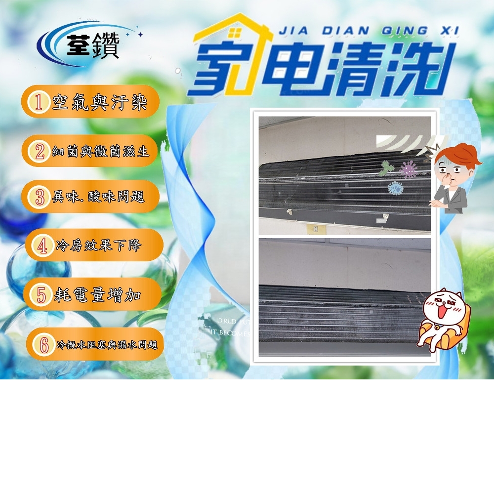 東元分離式冷氣精緻清洗3