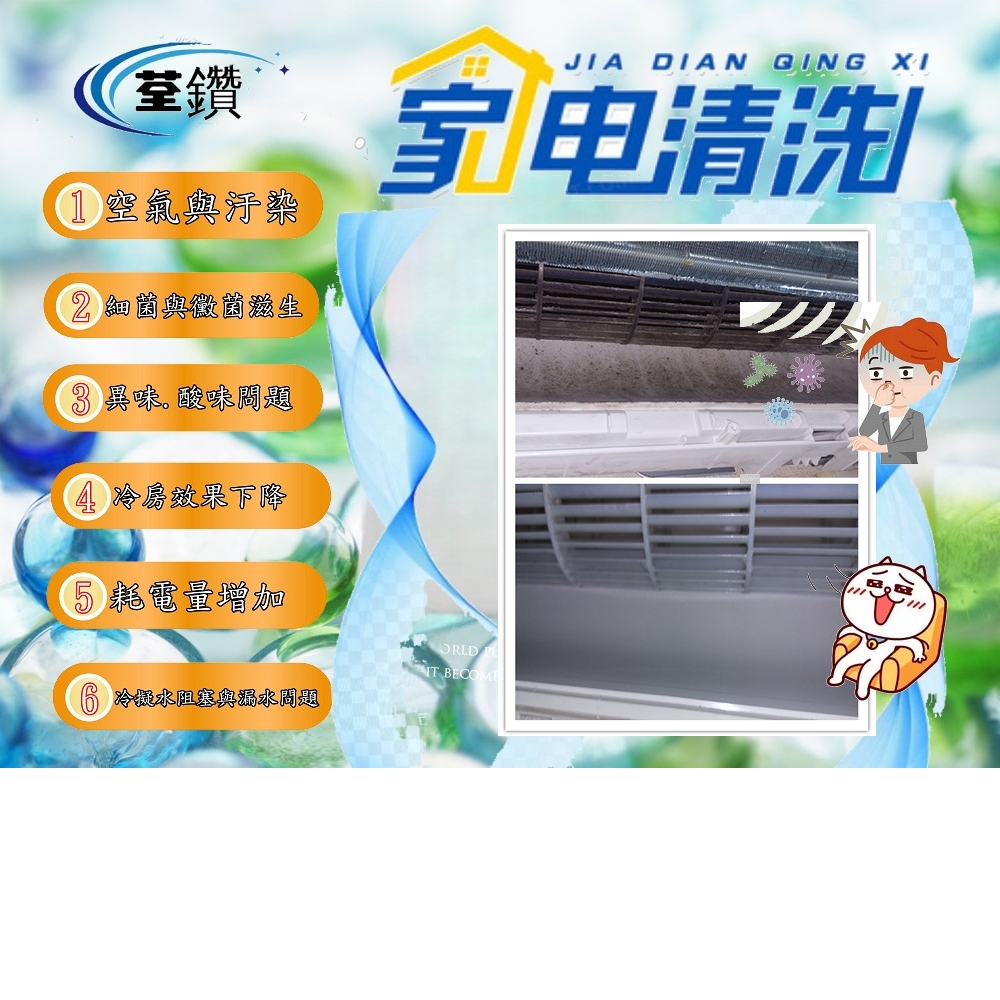 東元分離式冷氣精緻清洗3