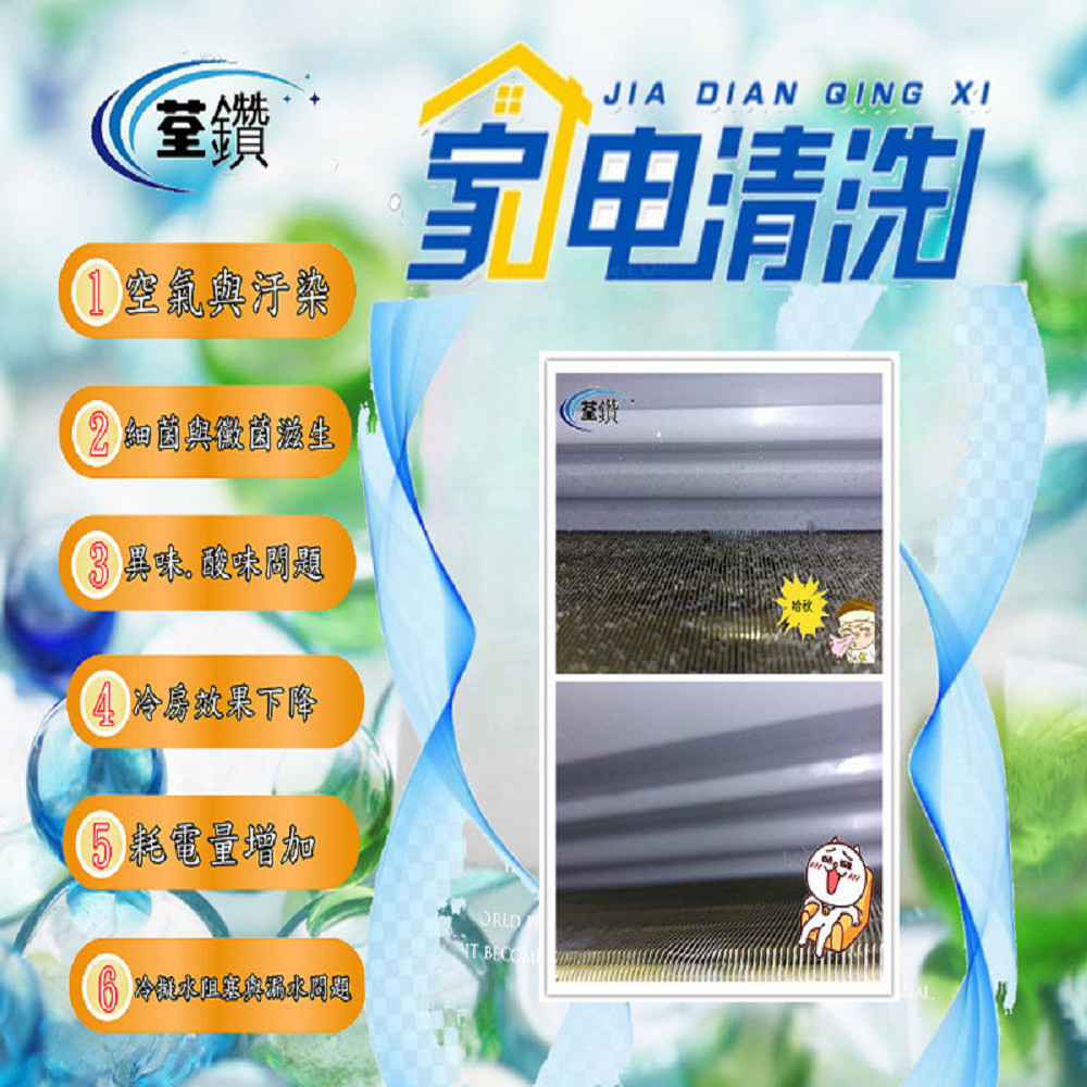 三洋分離式冷氣精緻清洗