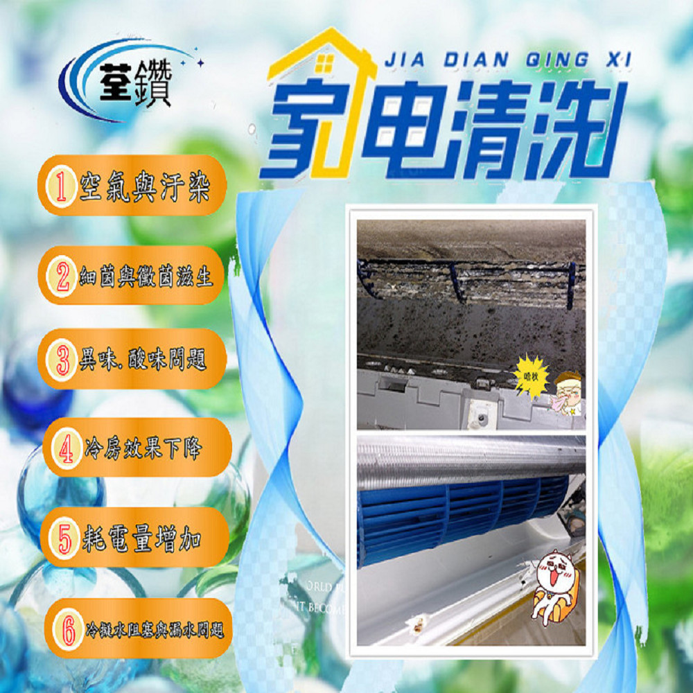 三洋分離式冷氣精緻清洗