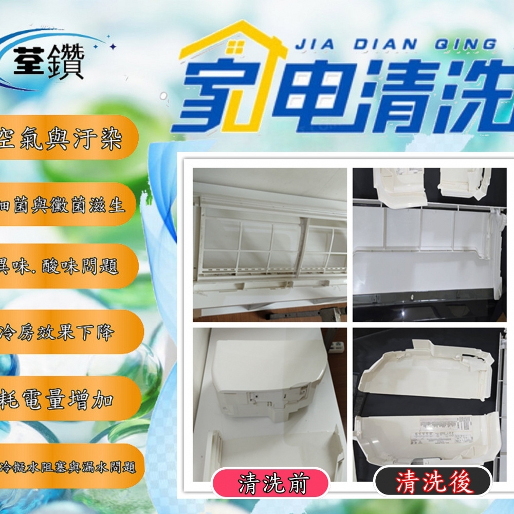 國際牌分離式冷氣精緻清洗(變形金剛)