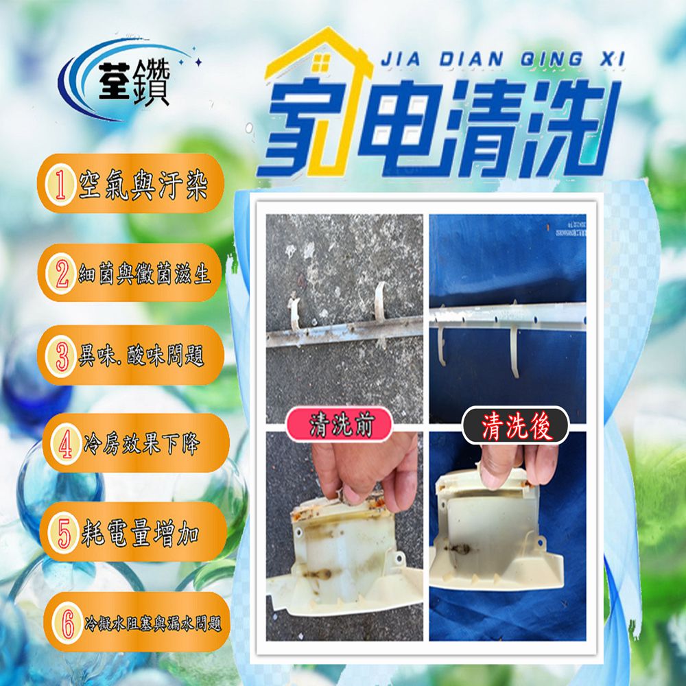 分離式冷氣全機拆解清洗1