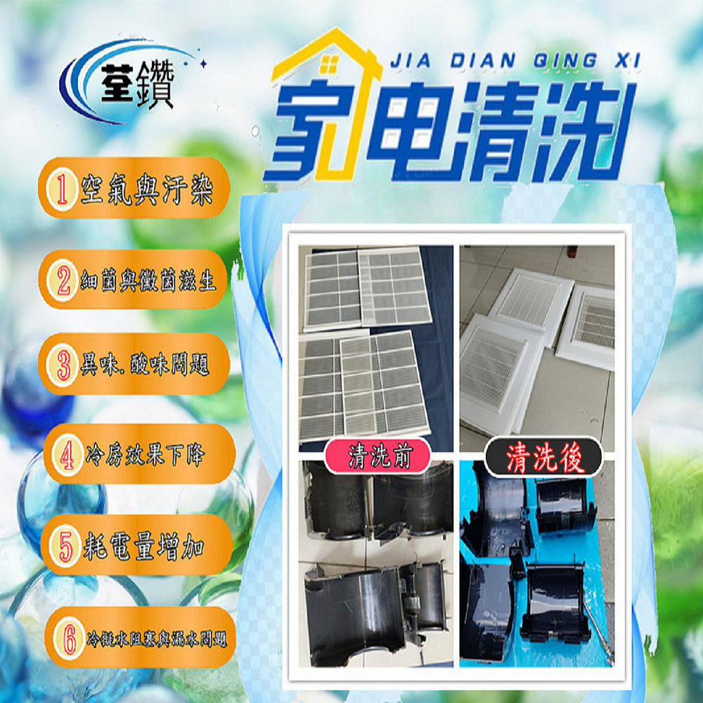 吊隱式深層清洗(5個風鼓)