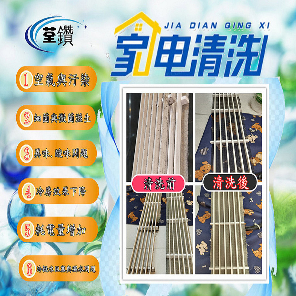 大金吊隱式冷氣專業清洗(4個風鼓)
