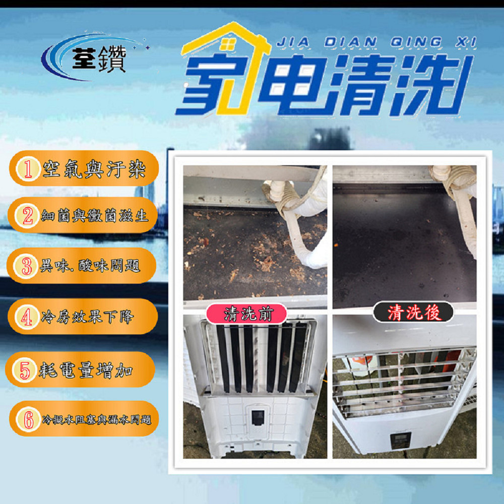 和聯站立式冷氣清洗