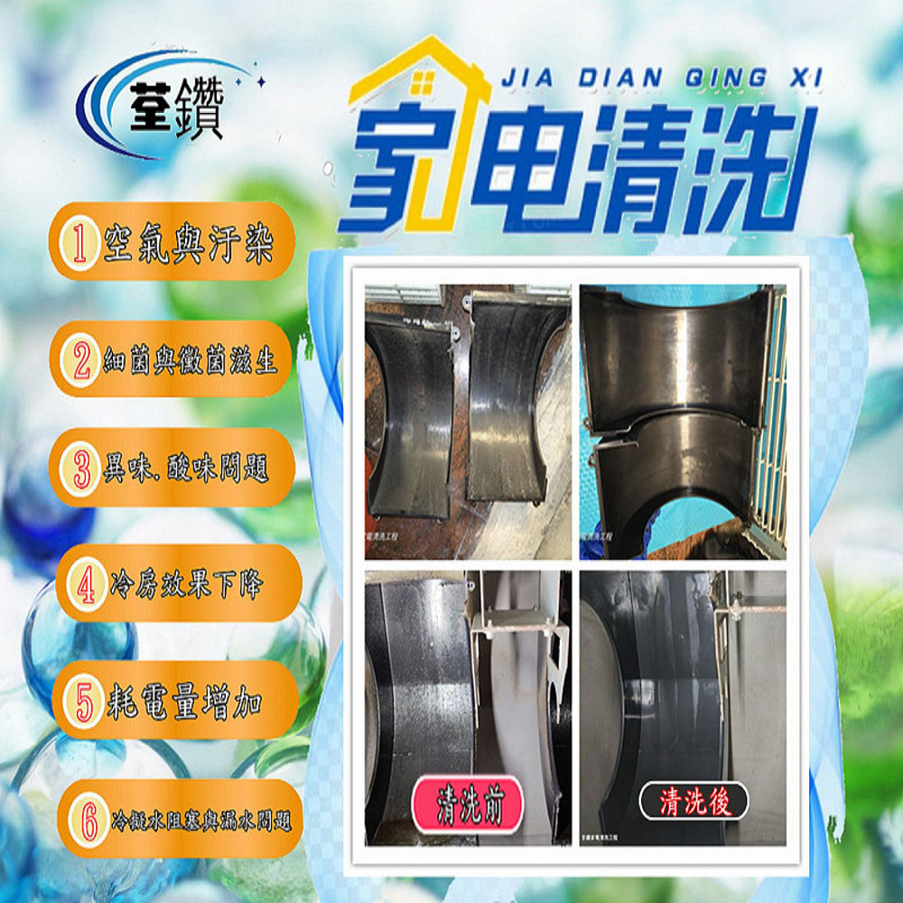 奇美站立式冷氣清洗