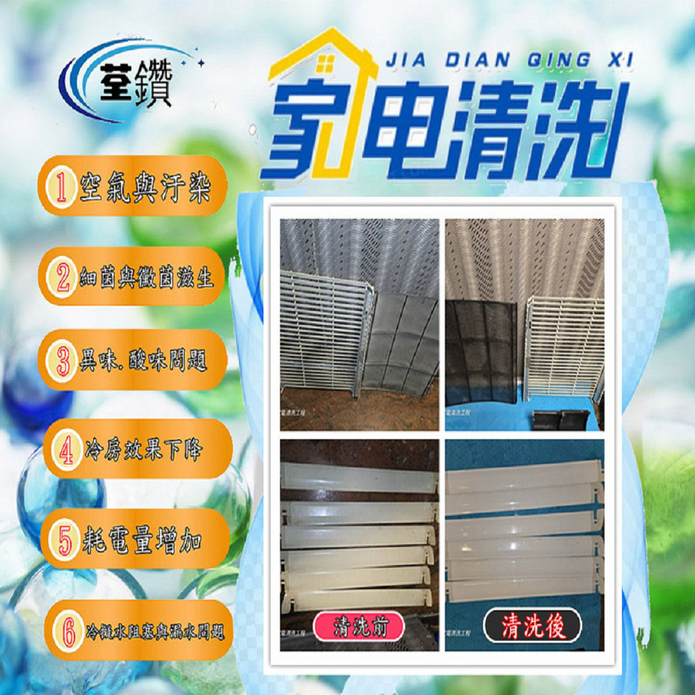 三洋站立式冷氣清洗