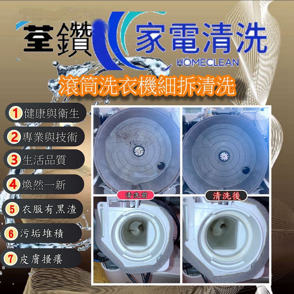 國際牌滾筒洗衣機細拆清洗