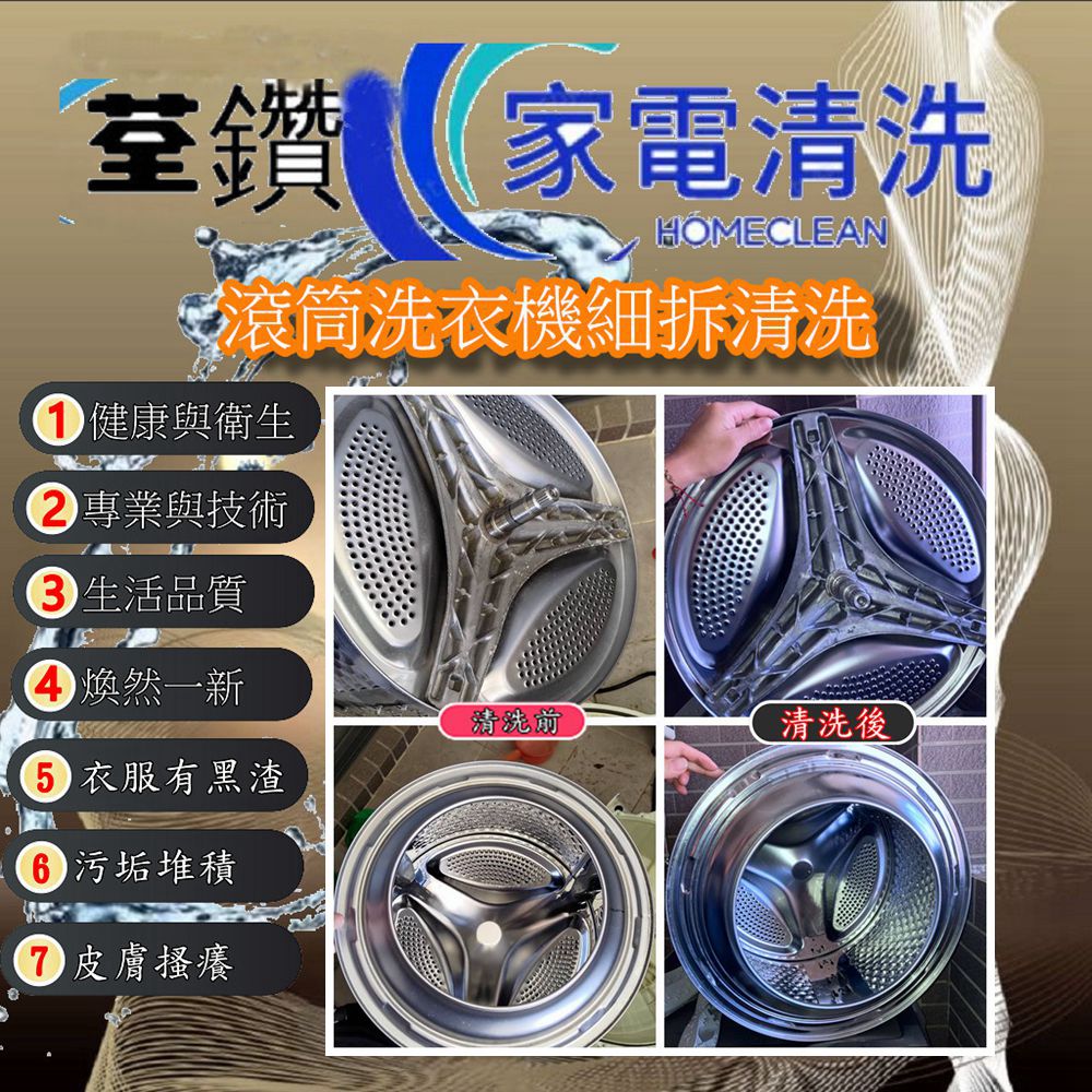 小米滾筒洗衣機細拆清洗
