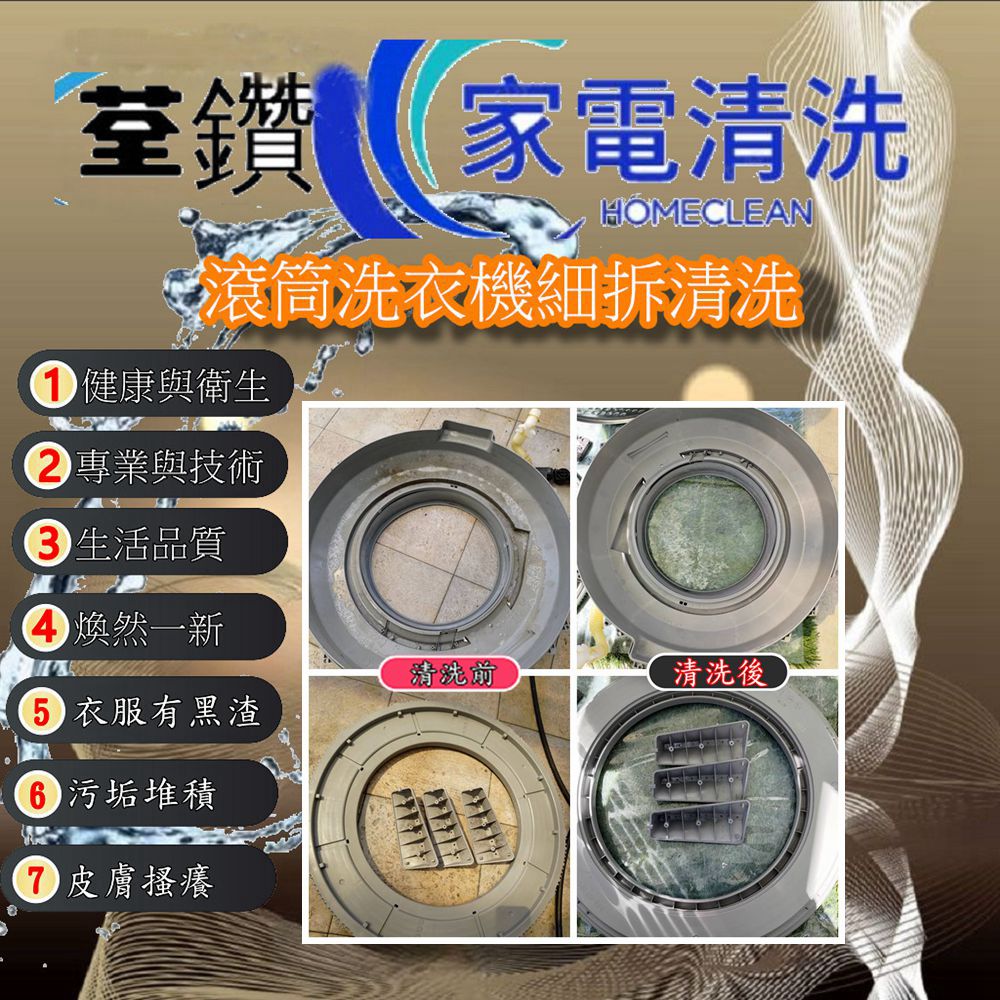 國際牌滾筒洗衣機細拆清洗