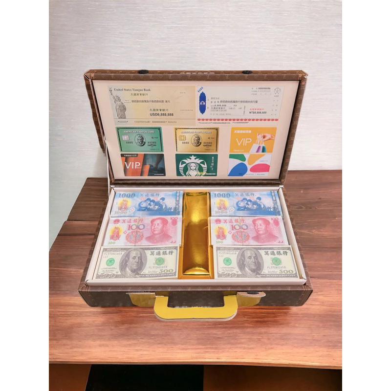 紙紮皮箱 名牌皮箱 皮箱 台灣製 精緻紙紮 祭祖 往生 庫錢 現貨