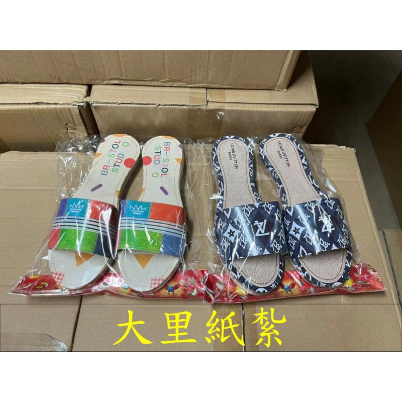 紙紮女拖鞋 女鞋 拖鞋 紙紮 往生 庫錢 拜拜 現貨