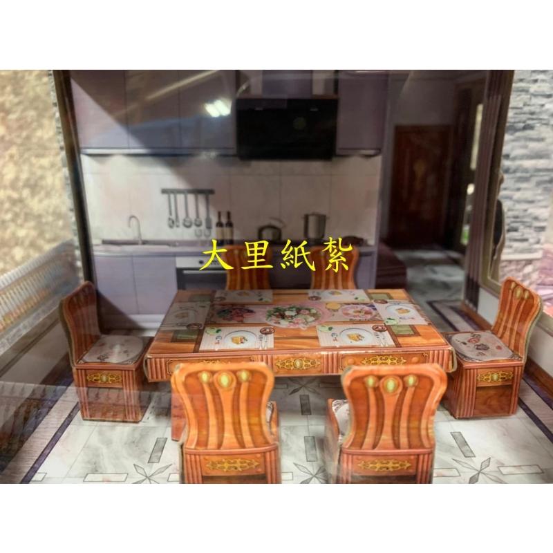 紙紮房子 兩層中別墅 紙紮屋 別墅 房子 往生 庫錢 拜拜 現貨