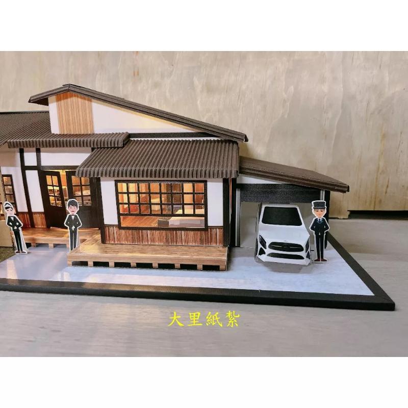 石原山莊 紙紮 紙紮別墅 別墅 房子 台製 精緻紙紮 往生 現貨