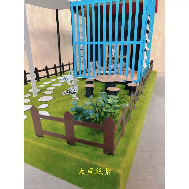 紙紮鴿舍 鴿舍 賽鴿 紙紮 台製 紙紮屋 精緻紙紮 往生 現貨