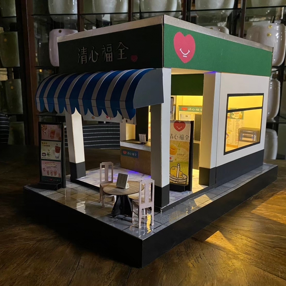 紙紮 清心福全 飲料店