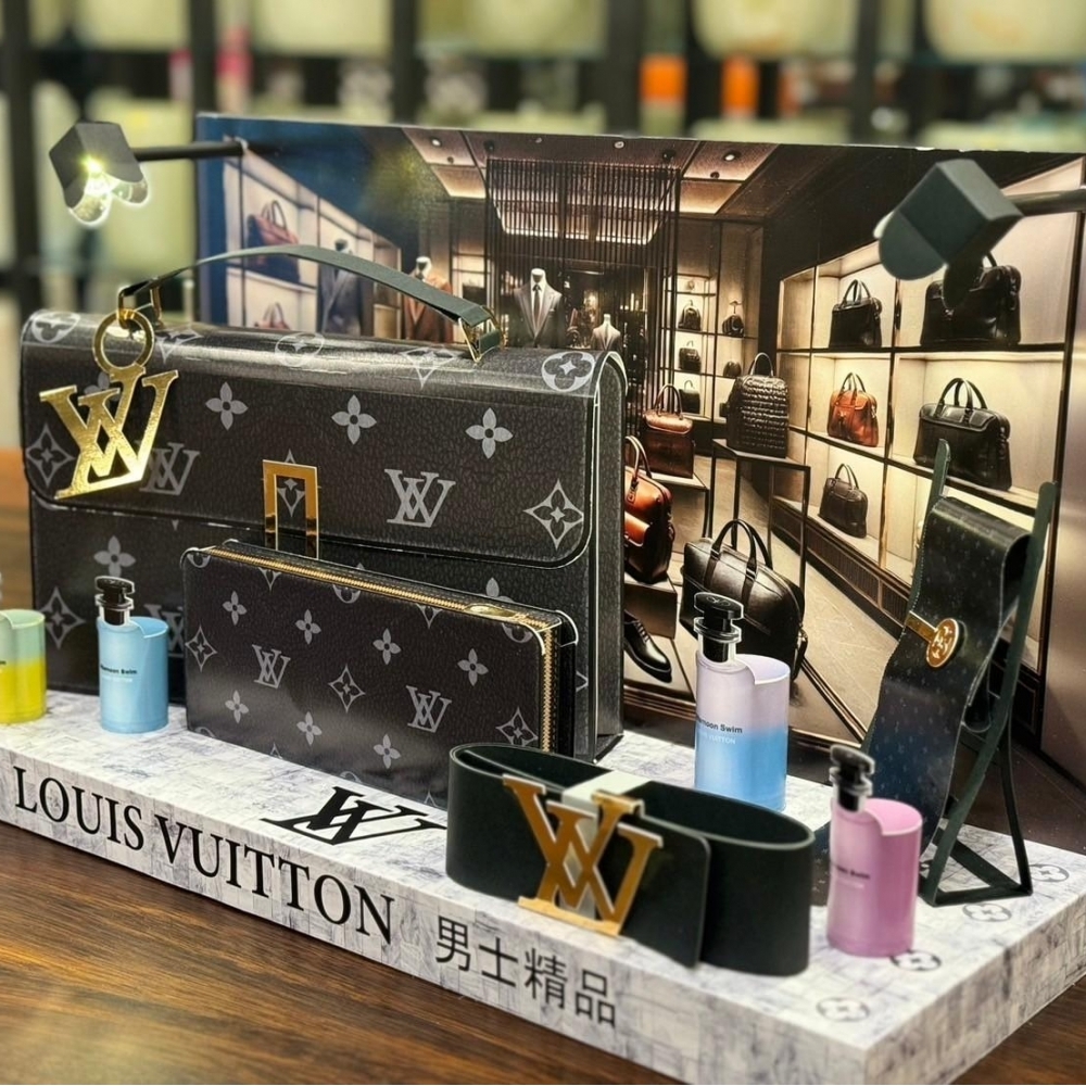 紙紮 LV男士精品 男生 包包 香水 皮帶