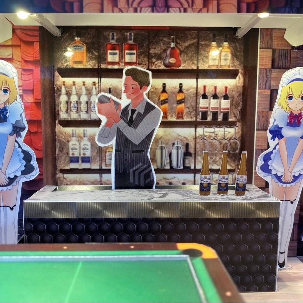 紙紮 撞球 酒吧 遊樂間 撞球館