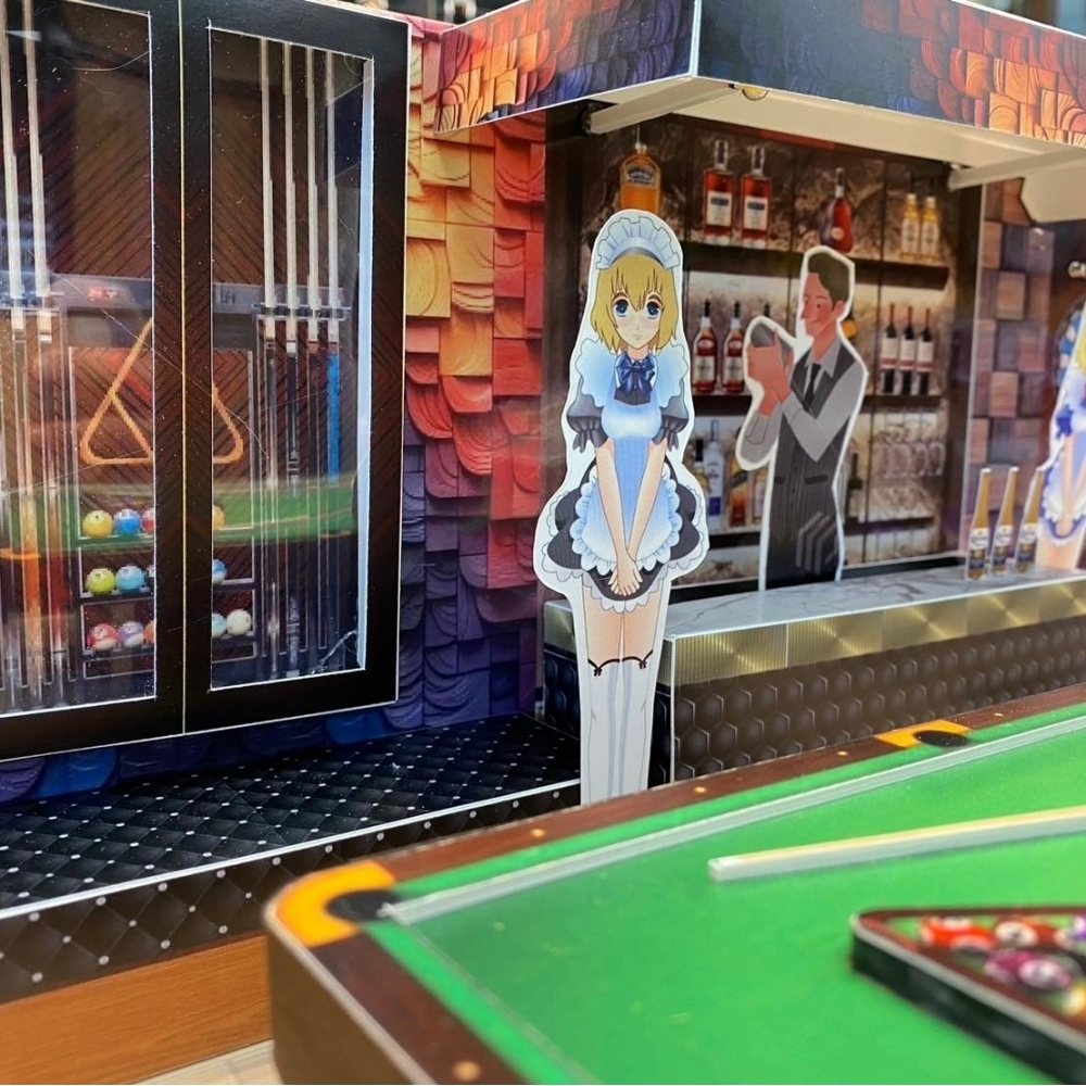 紙紮 撞球 酒吧 遊樂間 撞球館