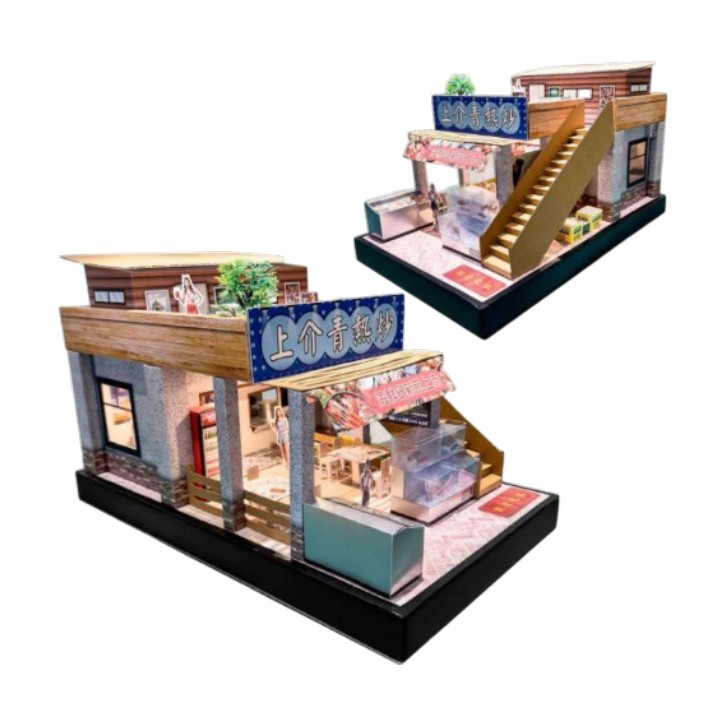 紙紮上介青熱炒店