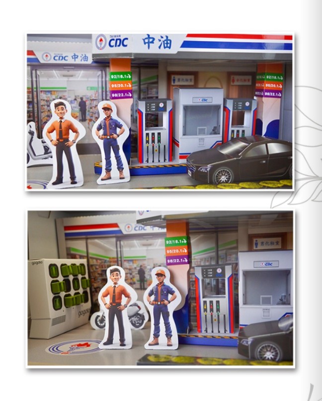 紙紮中油加油站