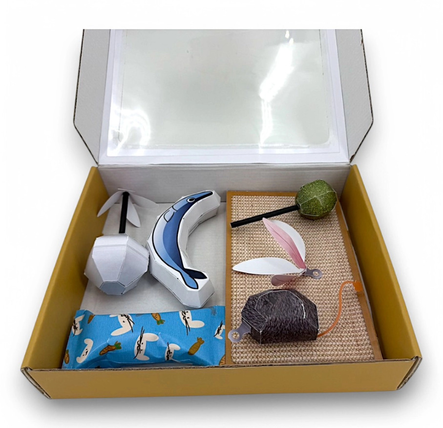 紙紮貓玩具組