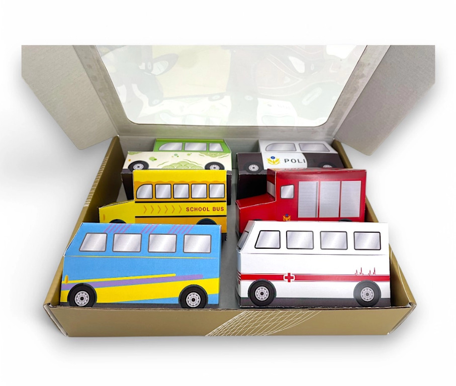 紙紮兒童玩具-汽車組